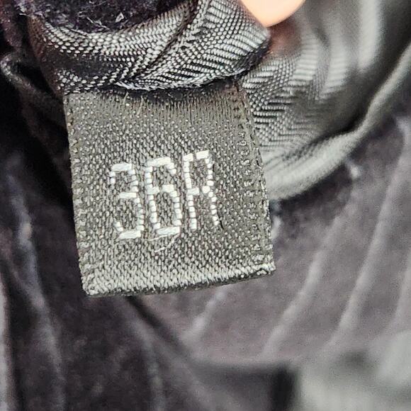 Zagato Blazer Mens 36R Black Pinstripe Velvet Sport Coat 3-Button Notch Lapel - Picture 14 of 16